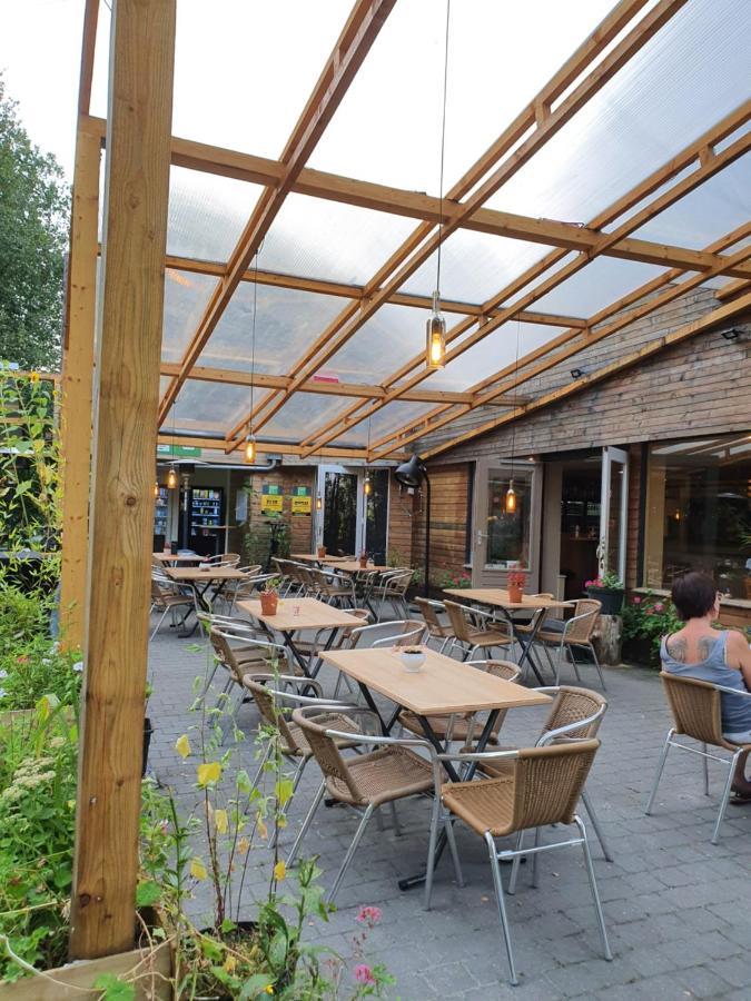 Boshuisje Durbuy Met Zwembad Op Het Park Exterior foto
